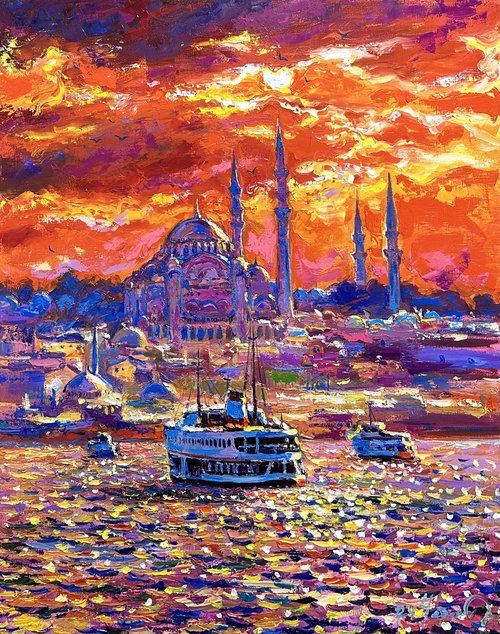 "The Suleymaniye Mosque. Istanbul" Turkey. by Andrii Chebotaru