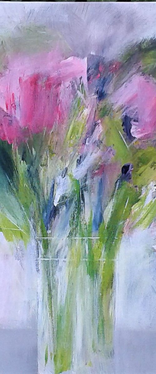 Pink Roses by Jan Rippingham