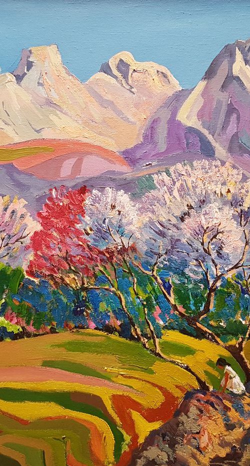 Spring in the mountains - One of Kind by Hrachya Hakobyan