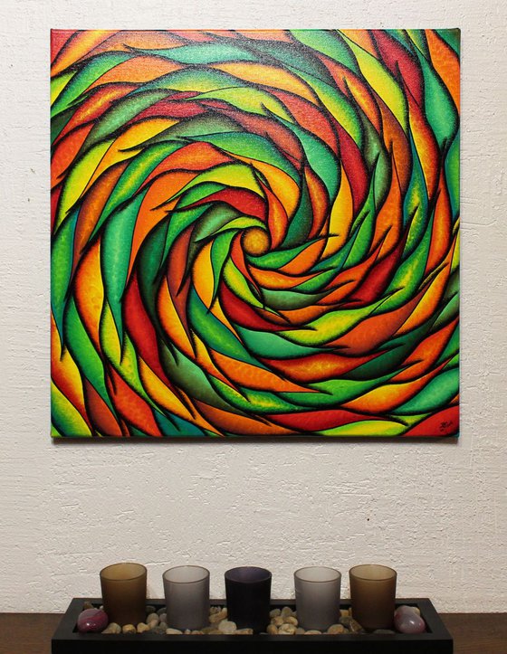 Colorful spirals serie 2