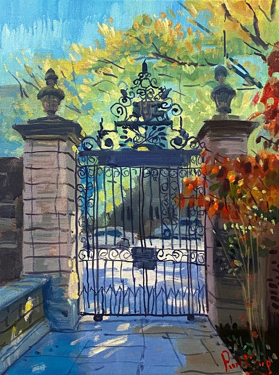 A Corner Of Yale By Paul Cheng, 9 X 12, Artwork For Sale On Artfinder