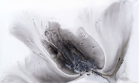 Nature 575 — Abstract Monochrome Surge