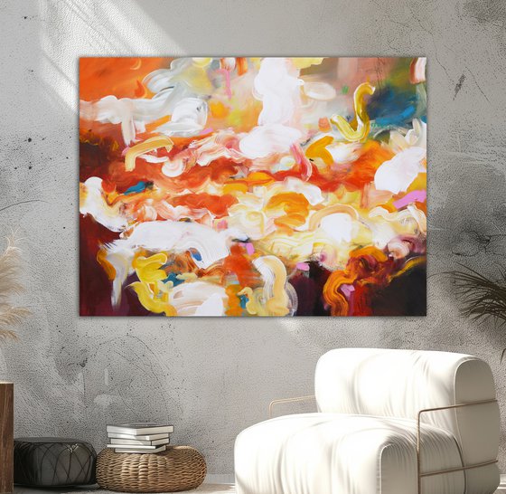 A burst of color