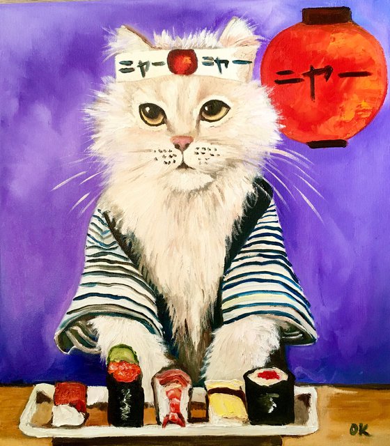 Cat Sushi maker. Best present for cat lover.
