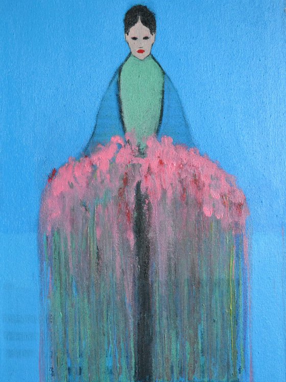 The Girl with Bouquet
