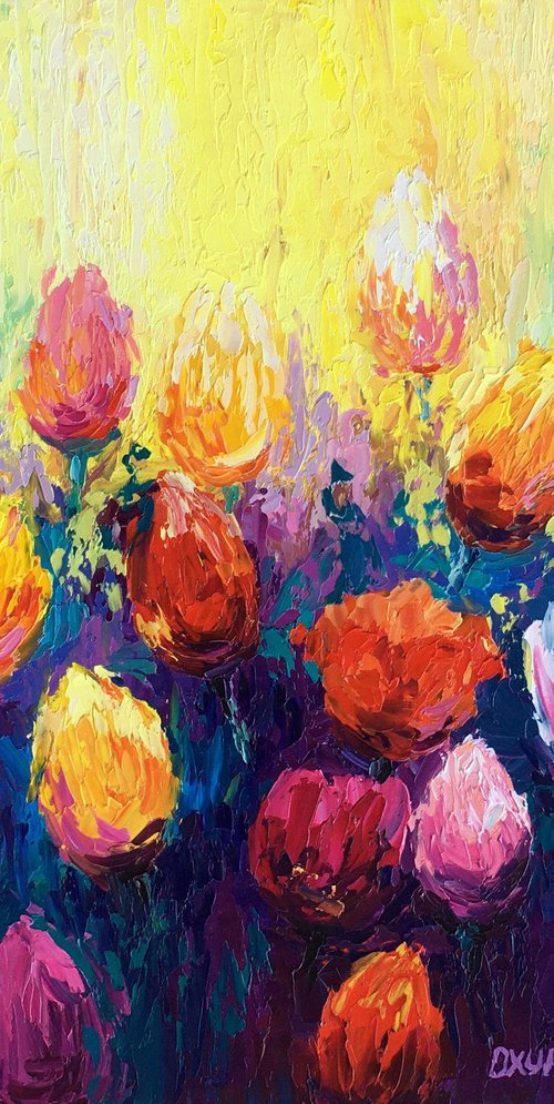 "Tulips" flowers art by OXYPOINT