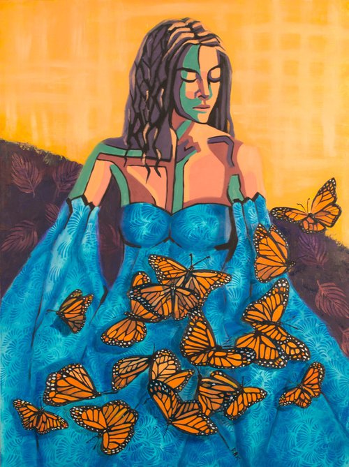 Monarch butterfly by Rebeca Fuchs