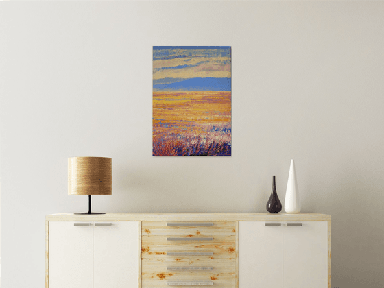 Orange Field 50x70cm