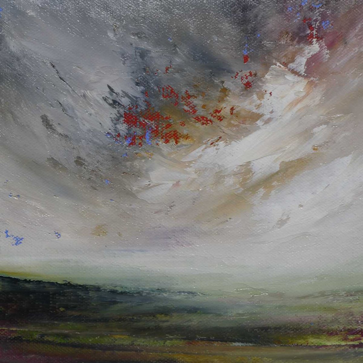 Moorland Showers By Oconnart, 10 X 10, Artwork For Sale On Artfinder