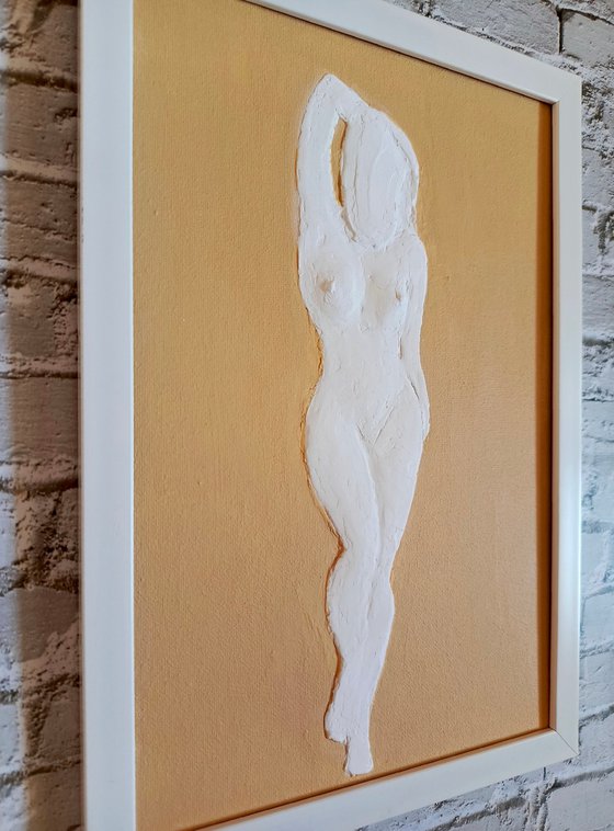 Nude female VII Base relief