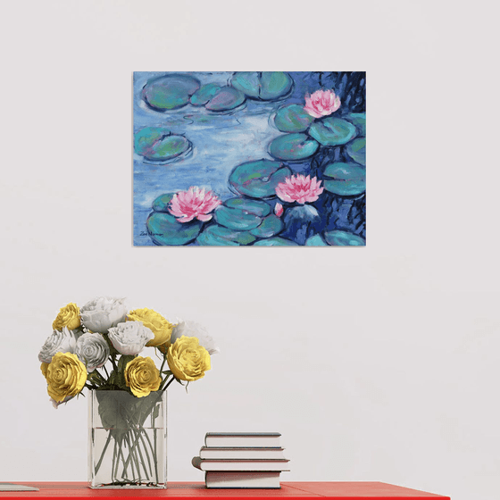 Pink Waterlilies
