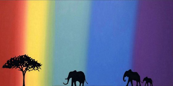 elephants of Rainbow Isle