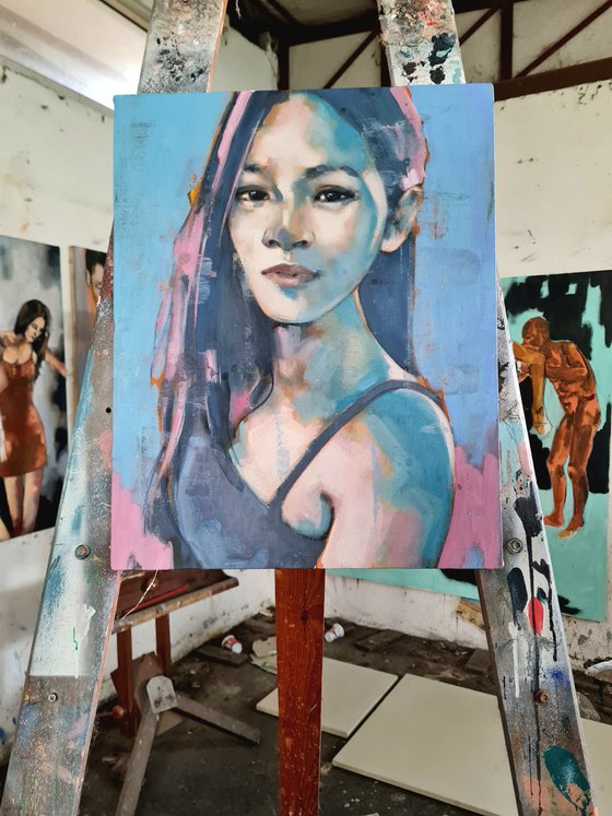 portrait in blue 11-13-25