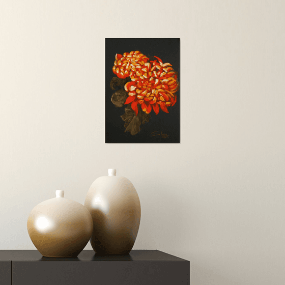 Chrysanthemums /  ORIGINAL PAINTING