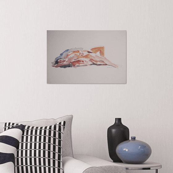 reclining female nude