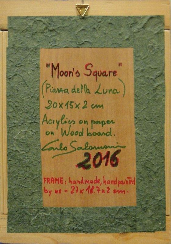 MOON'S SQUARE -(framed)