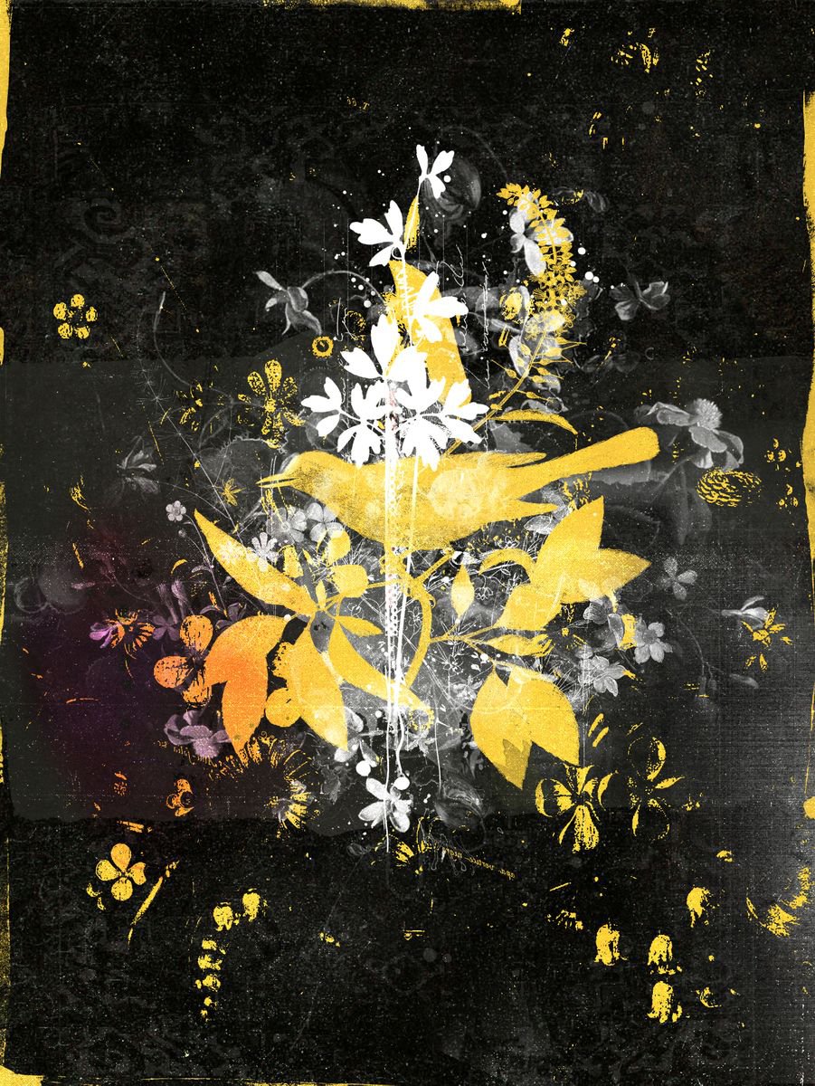 Animal Painting By Teis Albers, 31 X 47", Rise Up!, Original Artwork