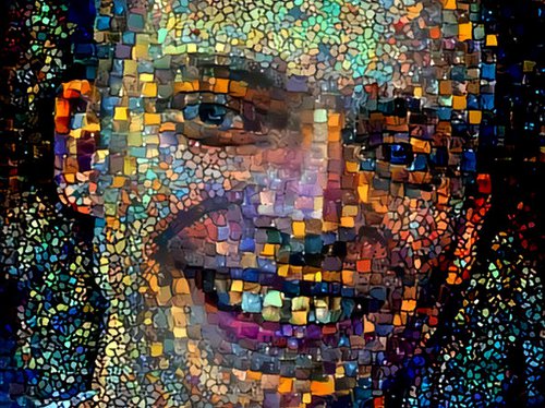 Jack mosaic by Danielle ARNAL