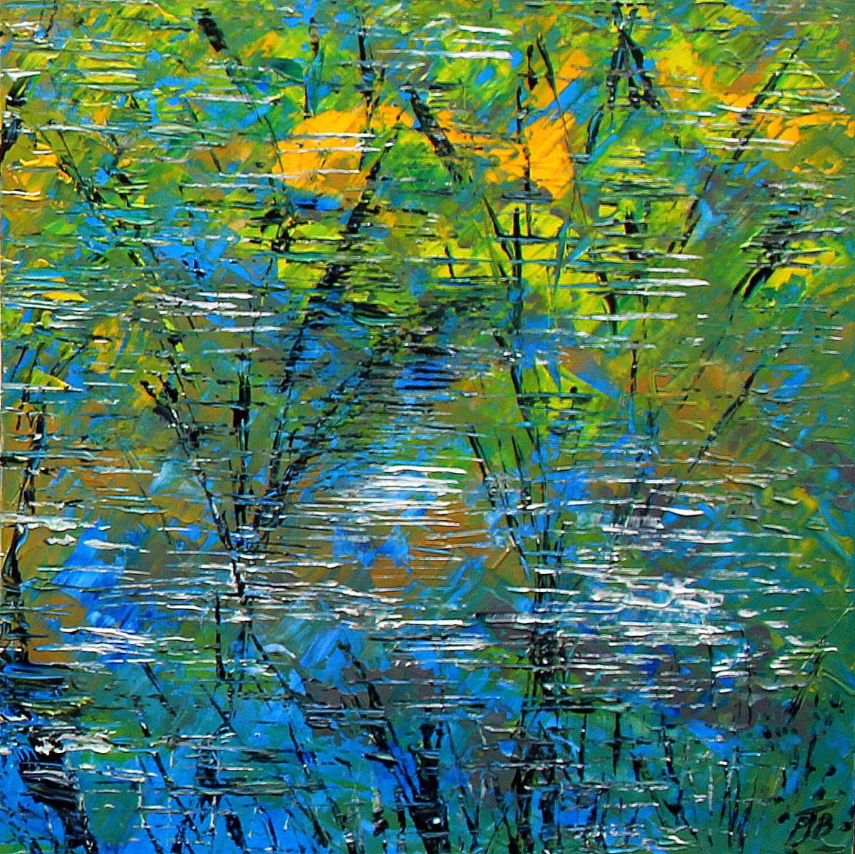  Landscape Reflections Iii By Paul J Best, 24 X 24, Artwork For Sale On Artfinder