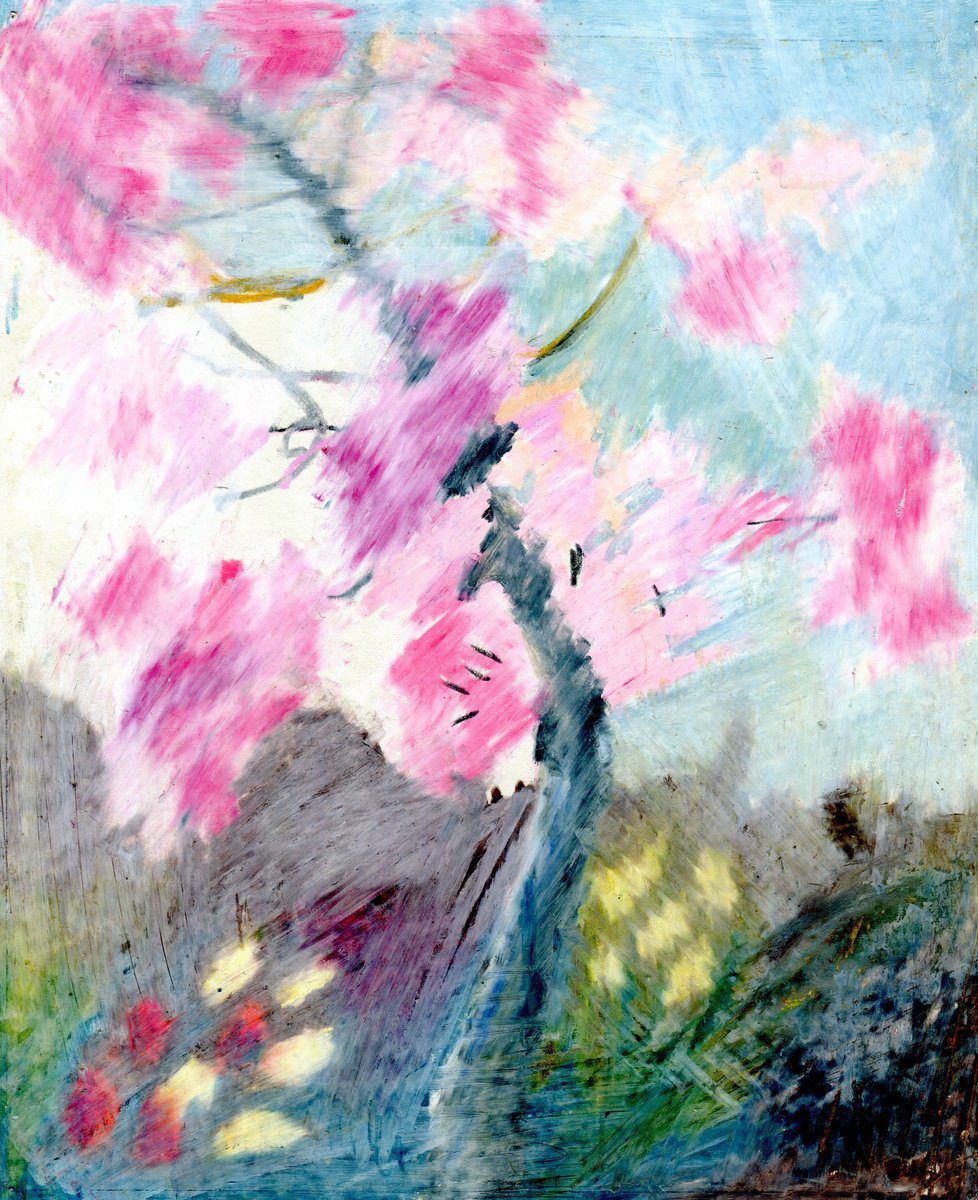 Birthday Cherry Blossoms by Elizabeth Anne Fox