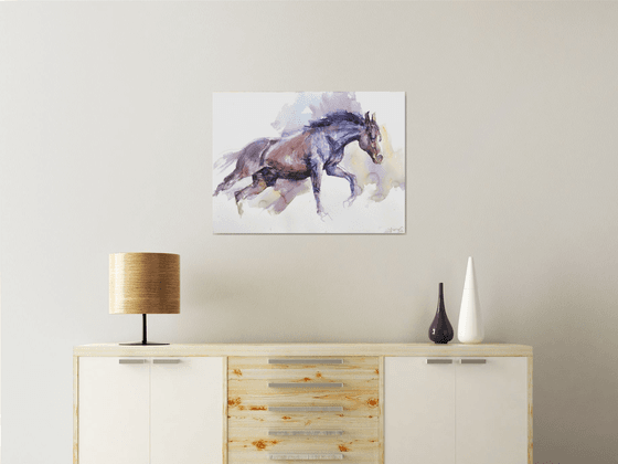 Horse in the run  3 (76x56)