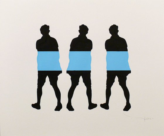 Three walking men 03 -  Tehos