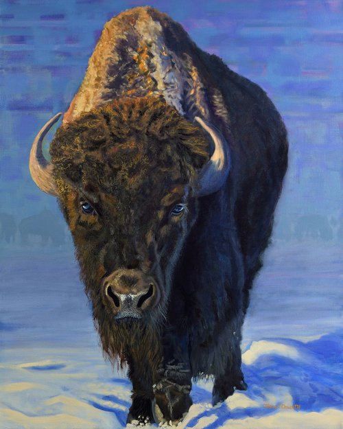 What Once Was - Bison by Jason Edward Doucette