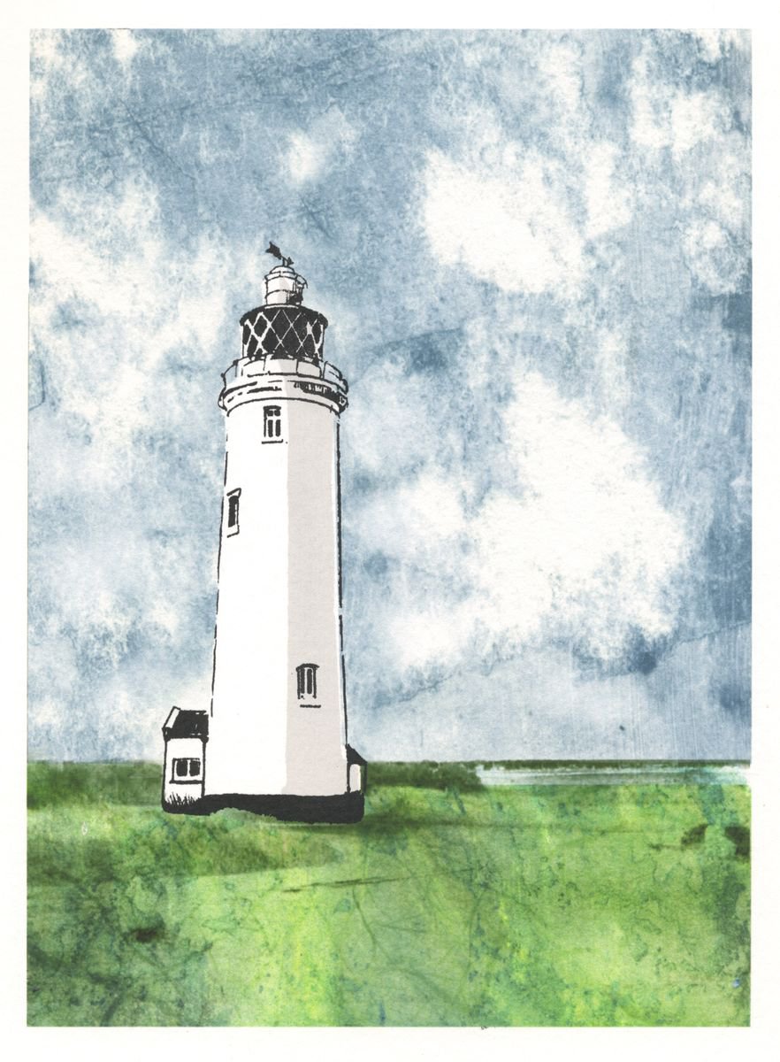 Hurst Lighthouse by Kate Watkins