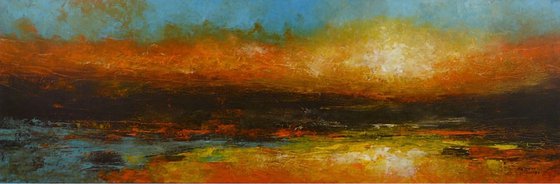 Promised Shore  (Extra Large Panoramic Seascape)