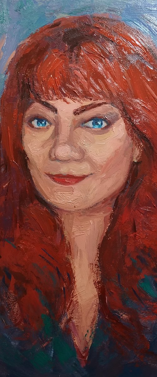 Redhead girl by Sergey  Kachin