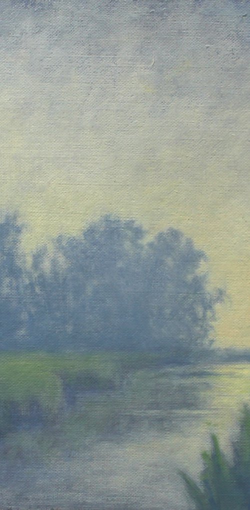 Misty Morning, Brillion by John Fleck