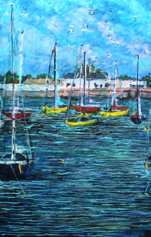 Titchfield Haven Marina II by Paul J Best
