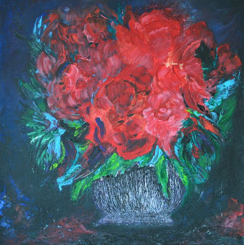 Red flowers by Viktorija Rutskaja