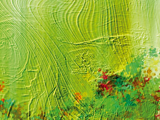 Matatena verde/XL large original artwork