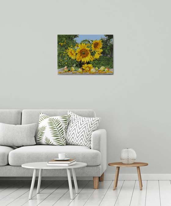 Sunflower Still life Realistic