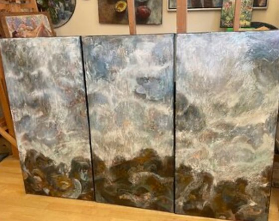 Triptych «  Symphony of nature”