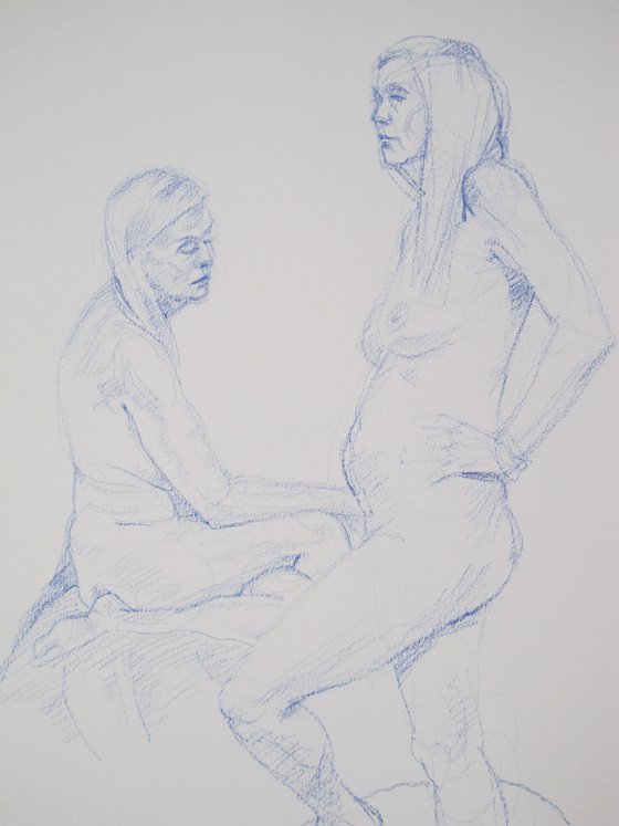 female nude 2 poses