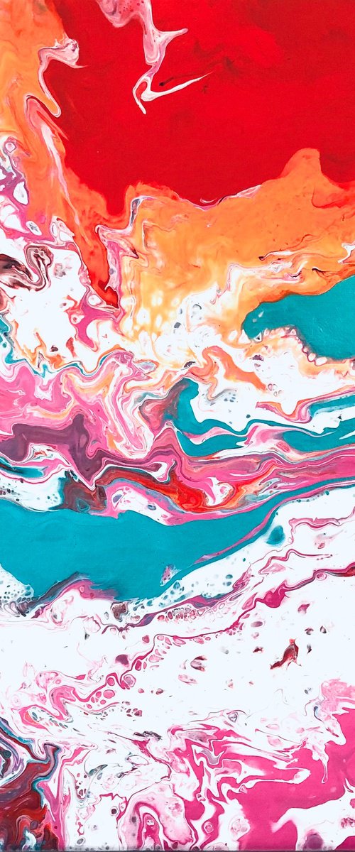 ABSTRACT #4 PINK F by Lucyanne Terni