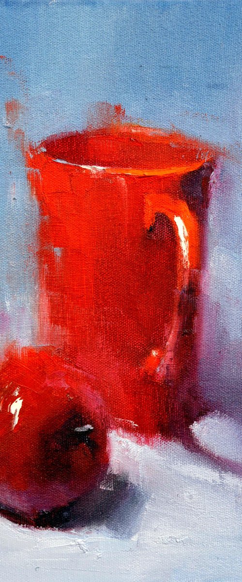 Red & Red, Valentine’s Day gifts art by Elena Lukina