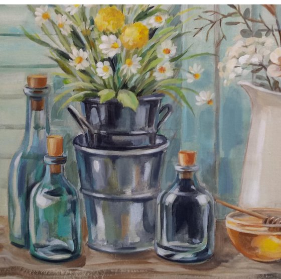 Cottage Windowsill
