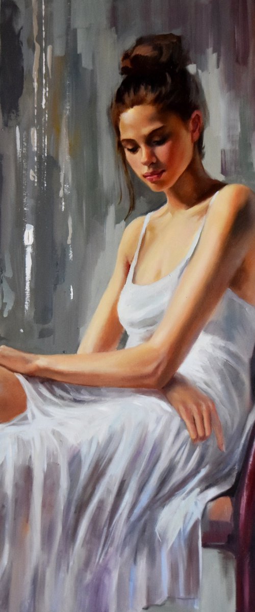 Portrait of ballet dancer by Serghei Ghetiu