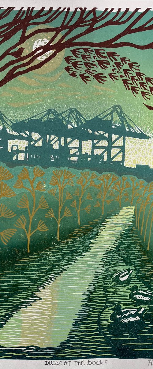 Ducks at the Docks by Helen Maxfield