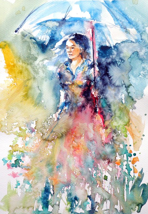 Girl on the field