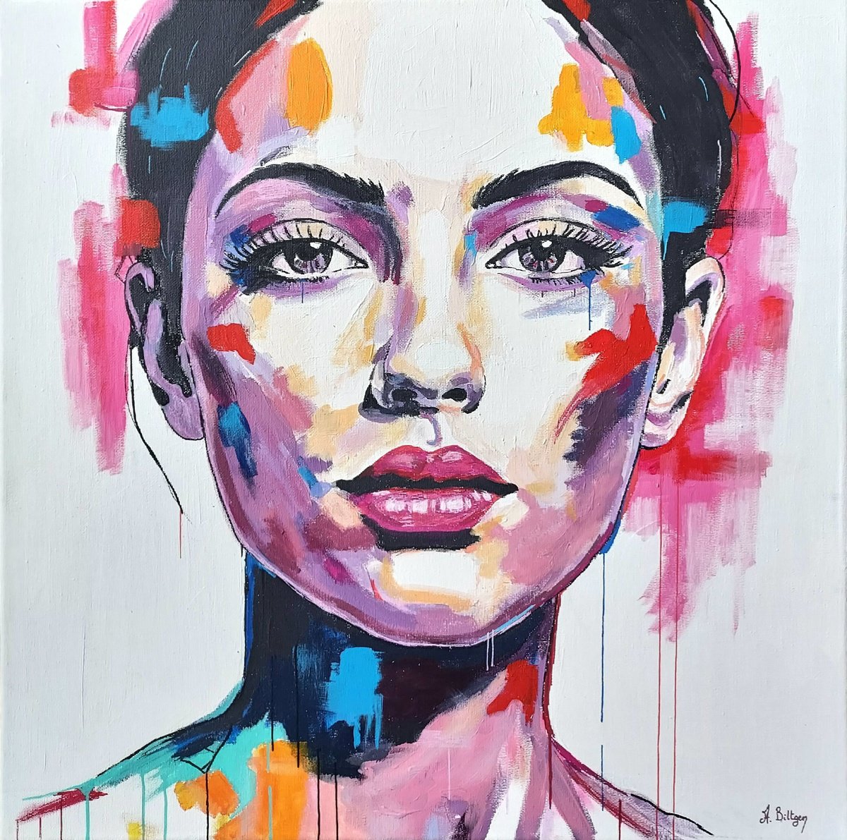 Silence Vibrant By Axelle Biltgen, 20 X 20, Artwork For Sale On Artfinder