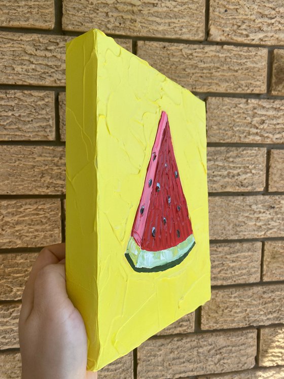 Watermelon slice (yellow)