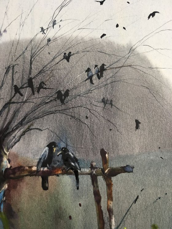 "Crows parade II”