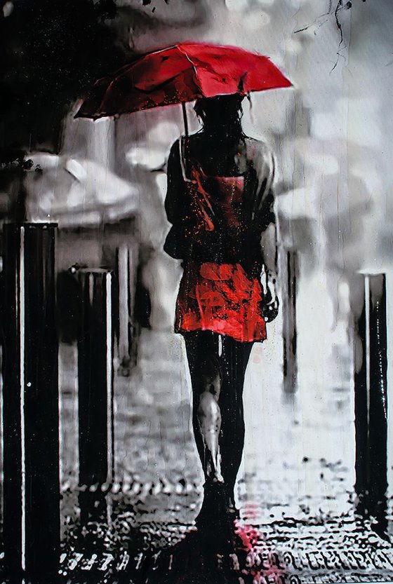 'Walking in the rain'