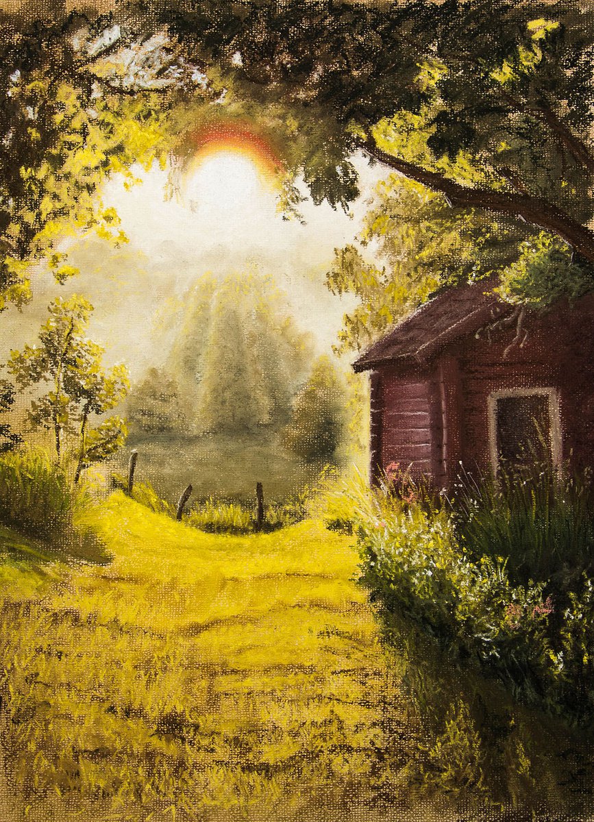 Sunny landscape by Inna Medvedeva