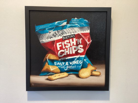 Fish n chips still life