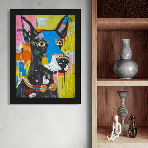 Basquiat's Dog IV